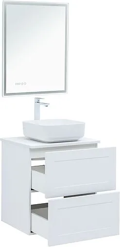 Тумба-умывальник подвесная Aquanet Терра 60 белый матовый 00313232+