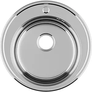 Мойка кухонная IDDIS Basic 51 хром BAS51P0i77, 1