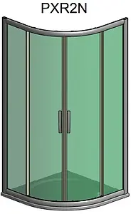 Душевое ограждение 900x900мм матовое, тонированное стекло Roltechnik Proxima Line PXR2N_2000 532-900R55N-00-03 Душевое ограждение 900x900мм матовое, тонированное стекло Roltechnik Proxima Line PXR2N_2000 532-900R55N-00-03, 3