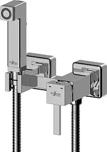 Гигиенический душ со смесителем Rossinka хром X25-54 Гигиенический душ со смесителем Rossinka хром X25-54, 1