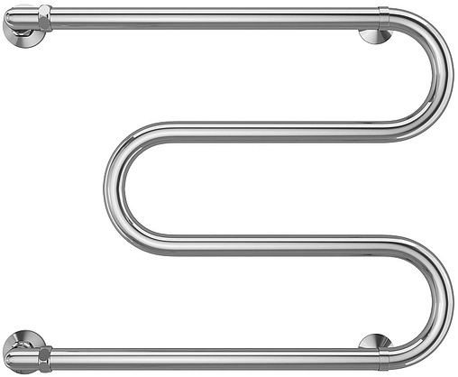 Полотенцесушитель водяной Terminus М-образный AISI 1&quot; БШ 500х600 полированная сталь 4620768880933