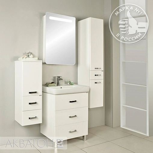 Шкаф-зеркало Aquaton Америна 60 R белый 1A135302AM01R
