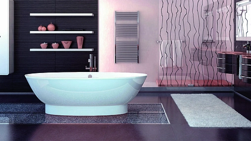 Ванна отдельностоящая из искусственного камня Esse Barbados 181.5x87.5 белый EBAR1800