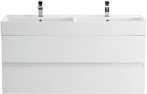 Тумба под умывальник подвесная Cezares Molveno 46 120 Bianco Ghiaccio MOLVENO 46-120-2C-SO-2-BG Тумба под умывальник подвесная Cezares Molveno 46 120 Bianco Ghiaccio MOLVENO 46-120-2C-SO-2-BG, 1