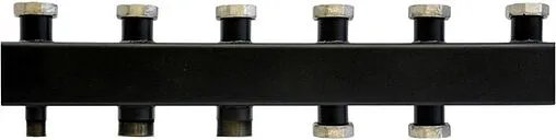 Коллектор распределительный 4 контура 1½&quot;н x 1½&quot;нг Rommer RDG-0017-005034