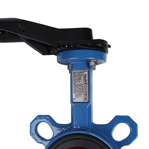 Затвор дисковый поворотный межфланцевый Ду65 Ру16 Tecofi VPI4448-02EP0065