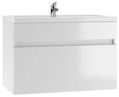 Тумба под умывальник подвесная Айсберг Maria 80 белый DA3011T