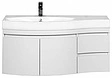Тумба-умывальник подвесная Aquanet Опера 115 L белый 00169613+00169398