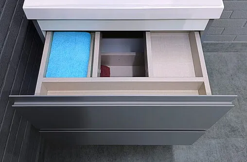 Тумба-умывальник подвесная Домино Graffo 60 светло-серый DGr2407T+4627173210164