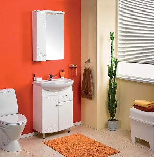 Шкаф-зеркало Aquaton Пинта М 60 L белый 1A013202PT01L