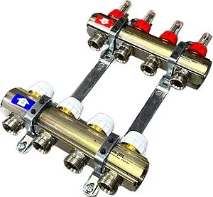 Группа коллекторная с расходомерами 4 отвода 1"в/в x ¾"ек Uni-fitt 440I4304 Группа коллекторная с расходомерами 4 отвода 1"в/в x ¾"ек Uni-fitt 440I4304, 1