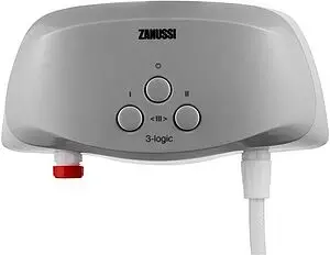 Водонагреватель проточный электрический Zanussi 3-logic SE 3.5 S (душ) серебристый Водонагреватель проточный электрический Zanussi 3-logic SE 3.5 S (душ) серебристый, 2