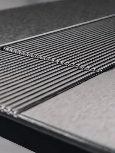 Клавиша смыва для унитаза TECEsolid 9240438 графит с текстурой линии