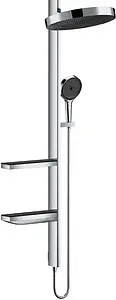 Душевая система без смесителя Hansgrohe Rainfinity 360 1jet хром/графит 26842000 Душевая система без смесителя Hansgrohe Rainfinity 360 1jet хром/графит 26842000, 1