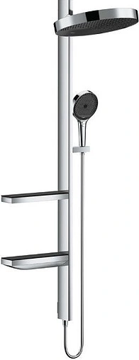 Душевая система без смесителя Hansgrohe Rainfinity 360 1jet хром/графит 26842000