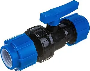 Кран шаровый с американкой для пнд трубы 32мм x 32мм ТПК-Аква 555220032 Кран шаровый с американкой для пнд трубы 32мм x 32мм ТПК-Аква 555220032, 1
