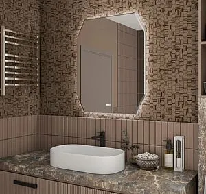 Зеркало с подсветкой Terminus Ватикан 80x60 с подогревом 4673735600133 Зеркало с подсветкой Terminus Ватикан 80x60 с подогревом 4673735600133, 2