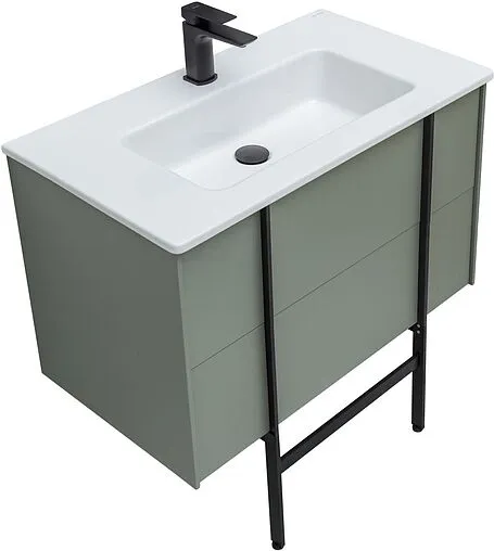 Тумба-умывальник подвесной Allen Brau Reality 80 олива 1.32005.CGM+