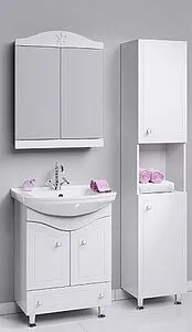 Шкаф-пенал напольный Aqwella Franchesca 40 белый FR0504 Шкаф-пенал напольный Aqwella Franchesca 40 белый FR0504, 3