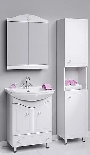 Шкаф-пенал напольный Aqwella Franchesca 40 белый FR0504 Шкаф-пенал напольный Aqwella Franchesca 40 белый FR0504