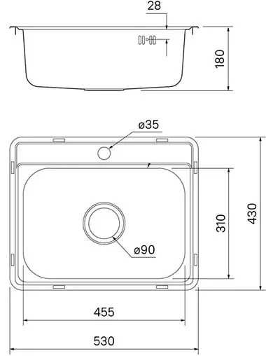 Мойка кухонная IDDIS Barse 53 сатин BAR53S0i77