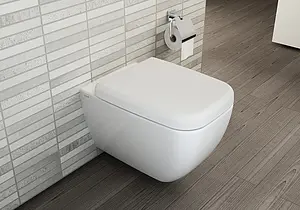 Унитаз подвесной безободковый VitrA Shift Rim-Ex белый 7742B003-0075 Унитаз подвесной безободковый VitrA Shift Rim-Ex белый 7742B003-0075, 5