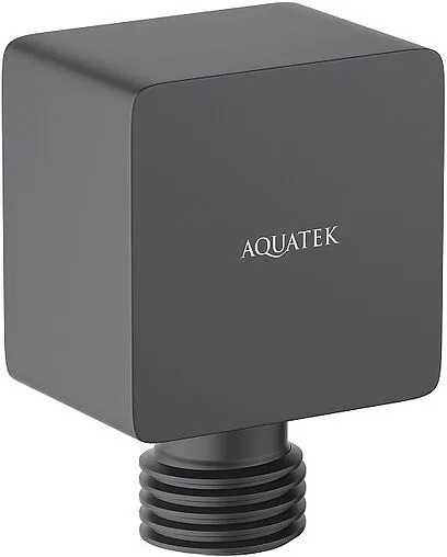 Шланговое подключение Aquatek чёрный матовый AQ2459MB
