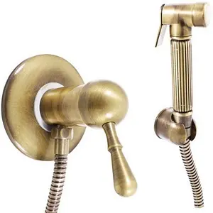 Гигиенический душ со смесителем Rav Slezak Labe бронза L047SM, 1