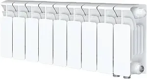 Радиатор биметаллический 9 секций нижнее правое подключение Rifar Base Ventil 200 RBVR20009 Радиатор биметаллический 9 секций нижнее правое подключение Rifar Base Ventil 200 RBVR20009, 3