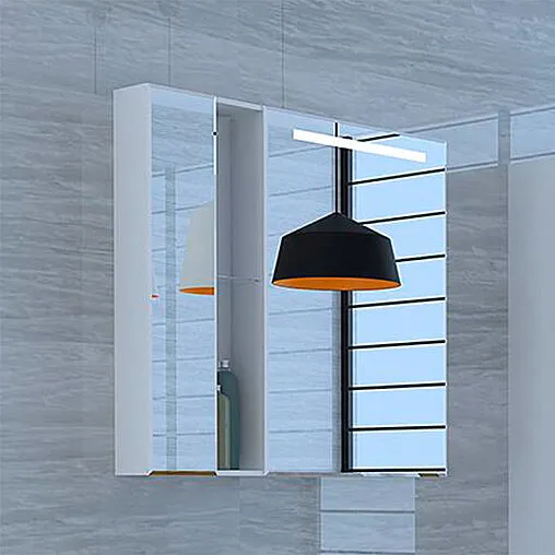 Шкаф-зеркало Aquaton Марко 80 белый 1A181102MO010