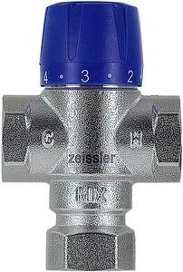 Трехходовой термостатический смесительный клапан ½&quot; +30...+60°С TIM TMV811-02, 5