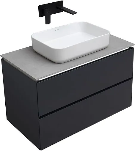 Тумба под умывальник подвесная Allen Brau Infinity 85 антрацит 1.21001.AM