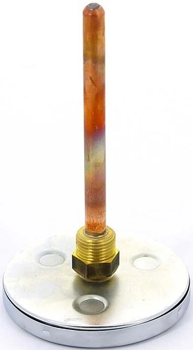 Термометр биметаллический Watts F+R801 100мм 120°С гильза 150мм ½&quot; 10006084