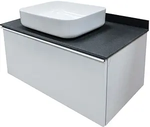 Тумба-умывальник подвесная Comforty Милан 90 белый/антрацит 00-00003824CF Тумба-умывальник подвесная Comforty Милан 90 белый/антрацит 00-00003824CF, 1