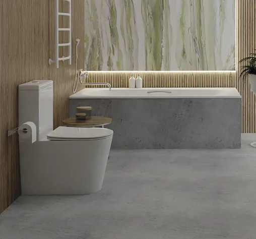 Унитаз-компакт безободковый Aquatek Вега белый AQ2904-00