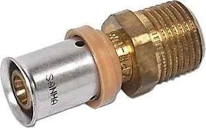 Муфта пресс переходная 26мм x 1"н Sanha 3fit-Press 125243G261 Муфта пресс переходная 26мм x 1"н Sanha 3fit-Press 125243G261, 2