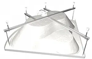 Ванна акриловая Triton Медея 142.5x142.5 Н0000000202, 4