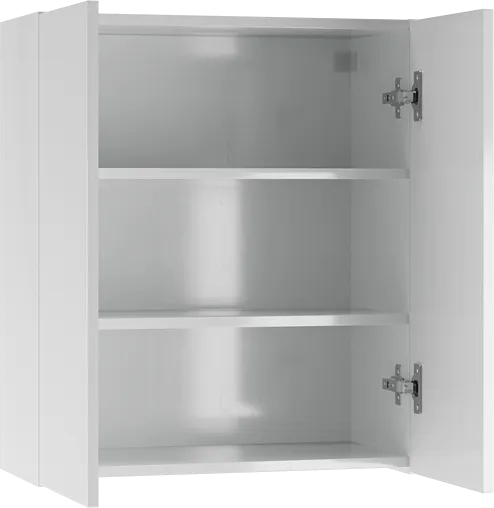 Шкаф двухстворчатый Айсберг Норма 02-60 белый DA1653H