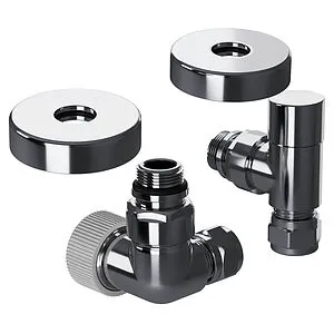 Комплект вентилей терморегулирующих трехосевых 15x1.0 x ½"н Royal Thermo Design Pro хром RATVXT11215CH Комплект вентилей терморегулирующих трехосевых 15x1.0 x ½"н Royal Thermo Design Pro хром RATVXT11215CH, 2