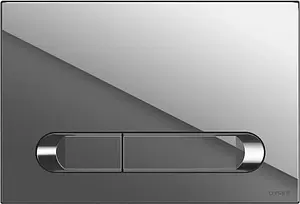 Клавиша смыва для унитаза Cersanit Estetica 64110 хром глянцевый Клавиша смыва для унитаза Cersanit Estetica 64110 хром глянцевый, 1