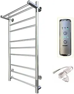 Полотенцесушитель электрический лесенка Тругор Аспект Пэк сп 3 П 100х50 32 мм полированная сталь Полотенцесушитель электрический лесенка Тругор Аспект Пэк сп 3 П 100х50 32 мм полированная сталь, 3