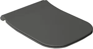 Крышка-сиденье для унитаза с микролифтом ISVEA Z80 антрацит 40Z80522I-S Крышка-сиденье для унитаза с микролифтом ISVEA Z80 антрацит 40Z80522I-S, 1