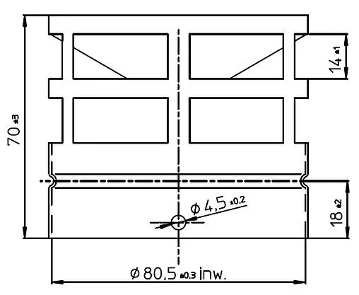 Наконечник дымохода Ø 80мм (алюминий) Protherm 0020199426