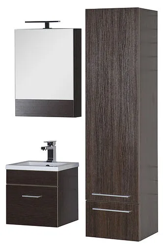 Шкаф-зеркало Aquanet Нота 50 L венге 00172682 Шкаф-зеркало Aquanet Нота 50 L венге 00172682