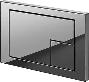 Клавиша смыва для унитаза Cersanit Corner 64108 хром глянцевый Клавиша смыва для унитаза Cersanit Corner 64108 хром глянцевый, 4