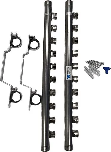 Группа коллекторная распределительная 10 отводов 1"н/н x ¾"ек Watts HLV2000 VA 10080782