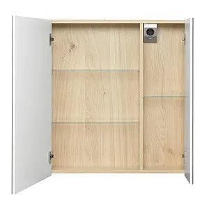 Шкаф-зеркало Roca UP 80 белый глянец ZRU9303017 Шкаф-зеркало Roca UP 80 белый глянец ZRU9303017, 3