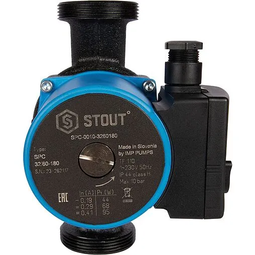 Насос циркуляционный Stout 32/60-180 SPC-0010-3260180 Насос циркуляционный Stout 32/60-180 SPC-0010-3260180