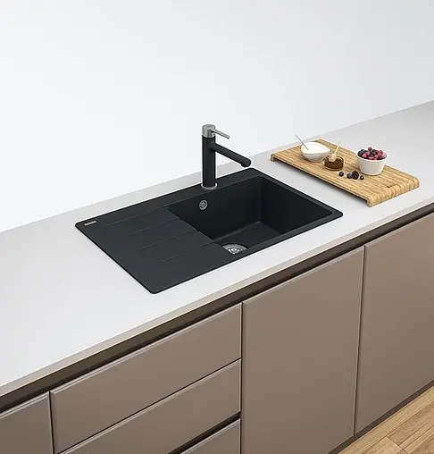 Мойка кухонная Franke Fragranite CNG 61½11-78 TL R оникс 114.0639.724