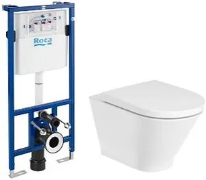 Комплект 4 в 1 Roca Gap Rоund Rimless Set 1.1, 1